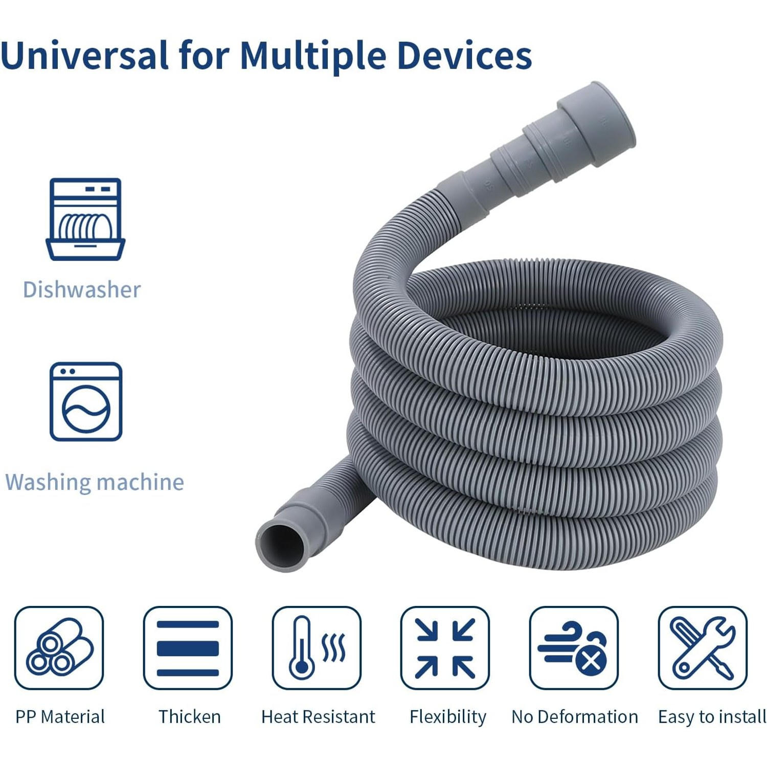 Drain Hose Extension Kit 3.2 Ft, detail view
