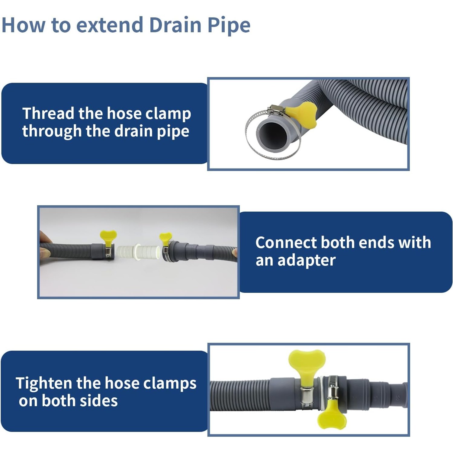 Drain Hose Extension Kit 3.2 Ft: image 6