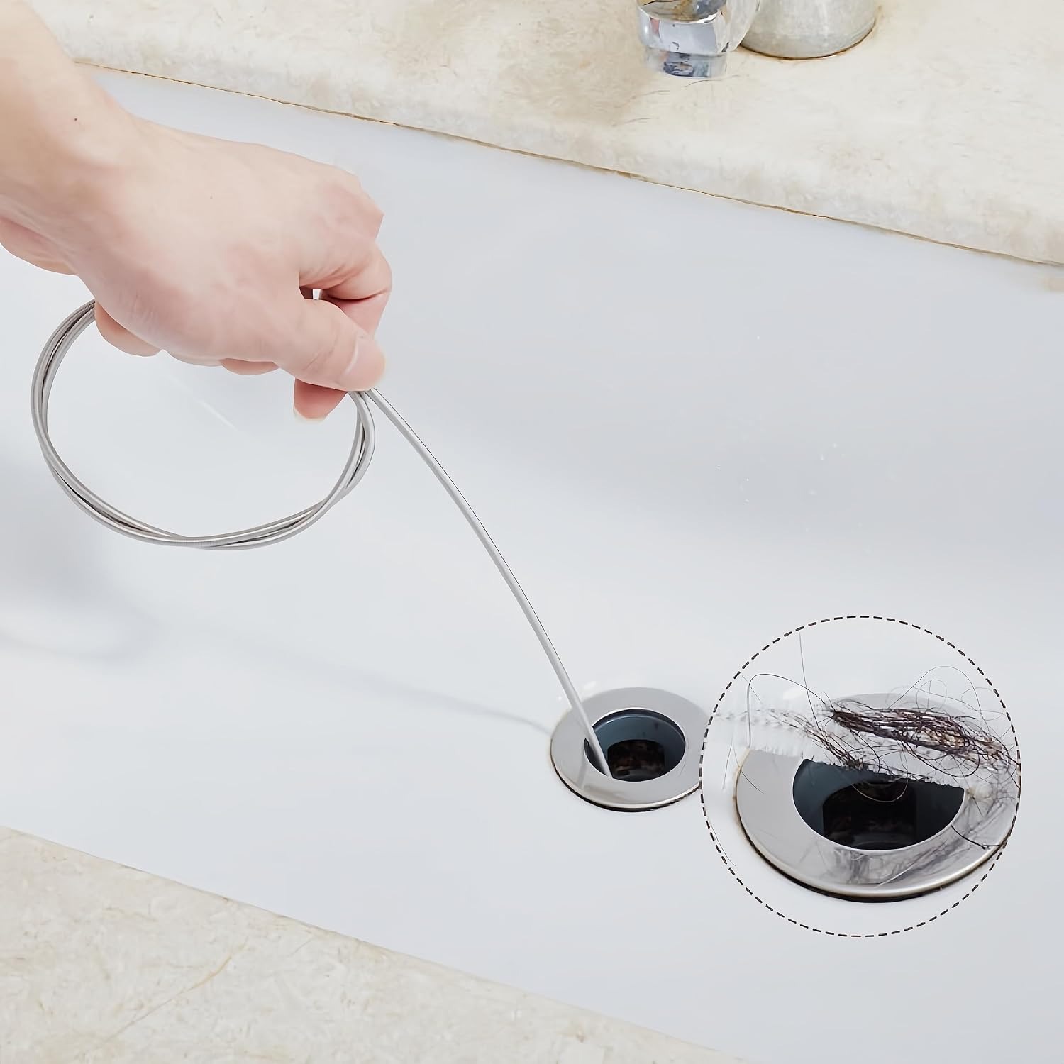 Drain Brush 65 Inch with 10 Pipe Cleaners: image 4