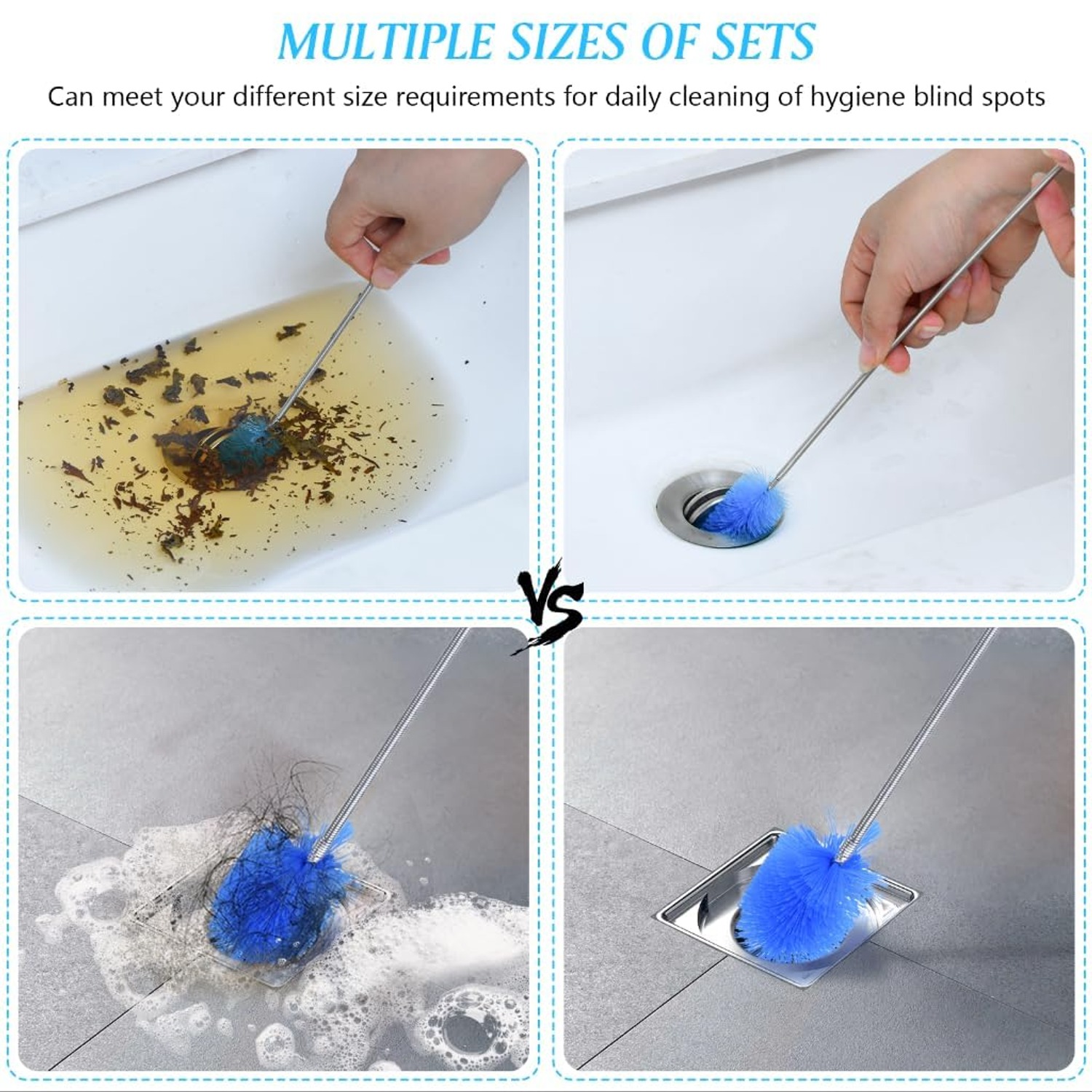 Flexible Drain Brush Set 3 Piece: image 4