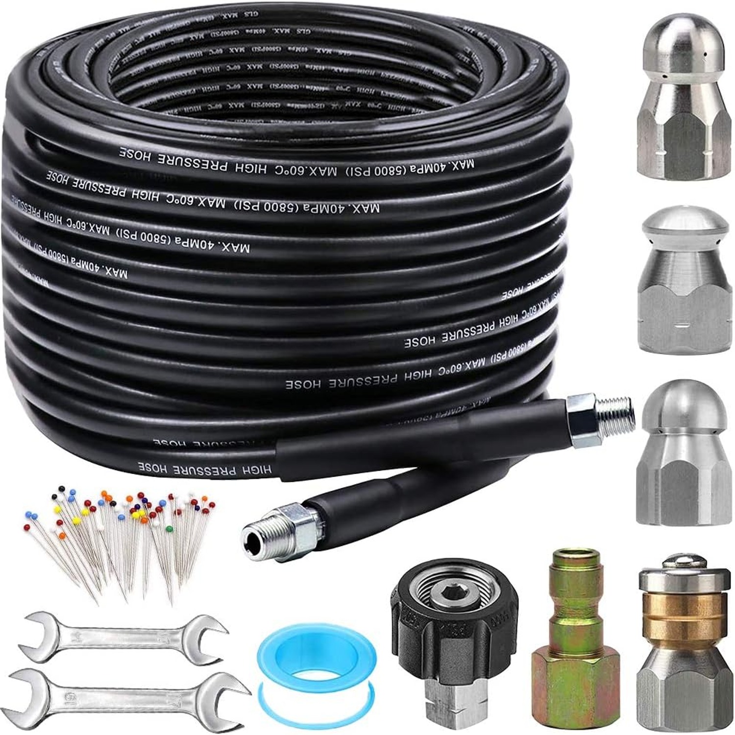 Sewer Jetter Kit 100 Ft