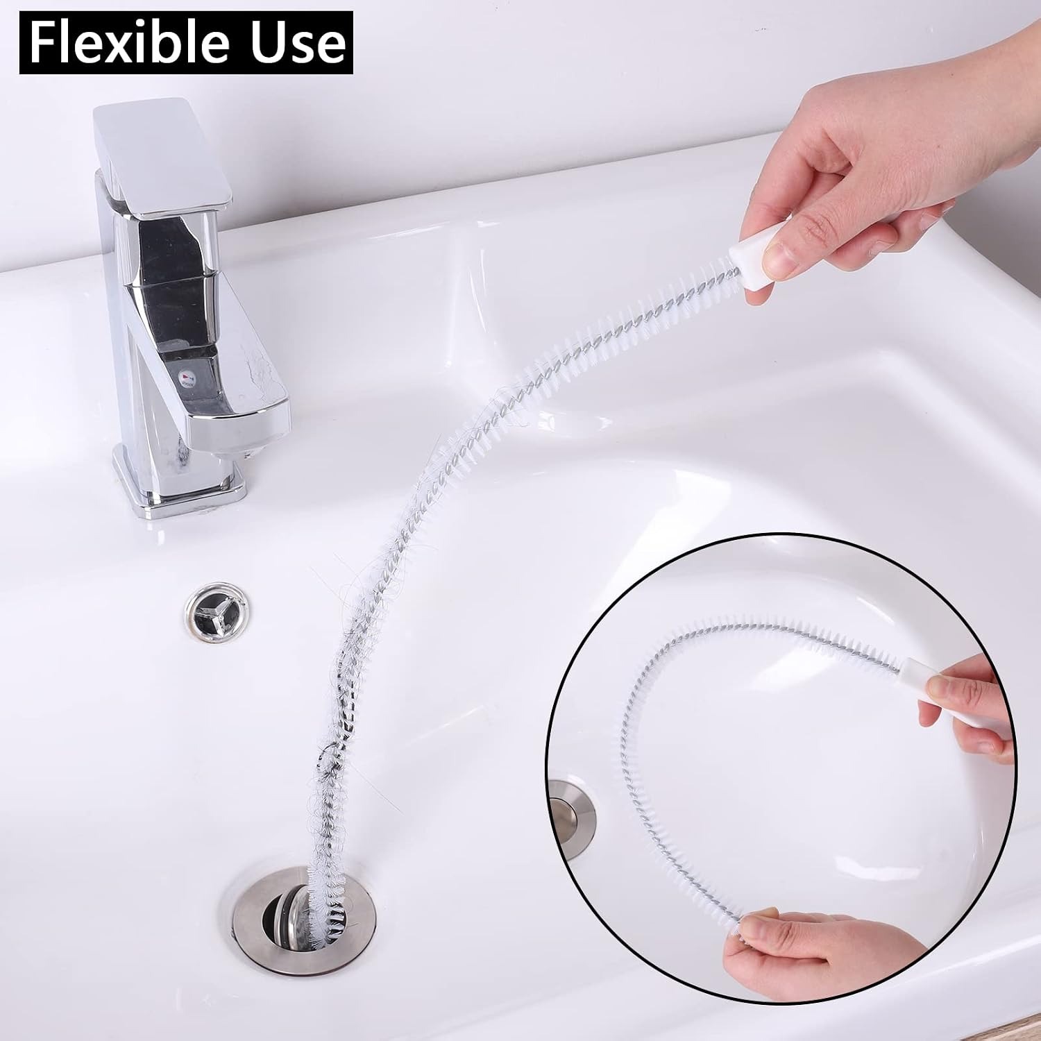 Sink Drain Cleaning Brush 4 Pack: image 4