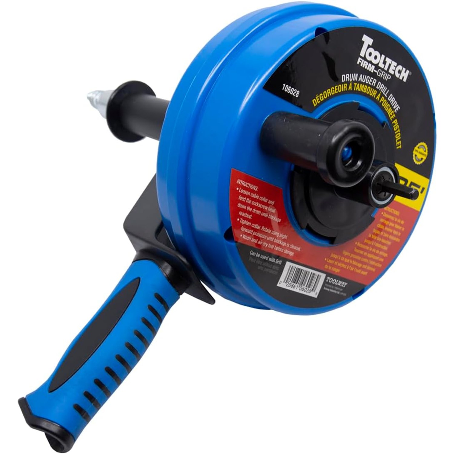 Drum Auger Drain Snake 25 Ft: image 3