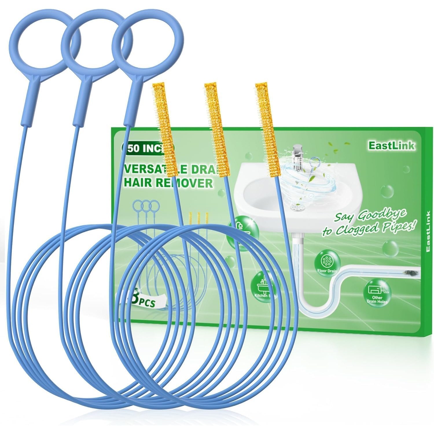 Sink Snake 50 Inch 3 Pack