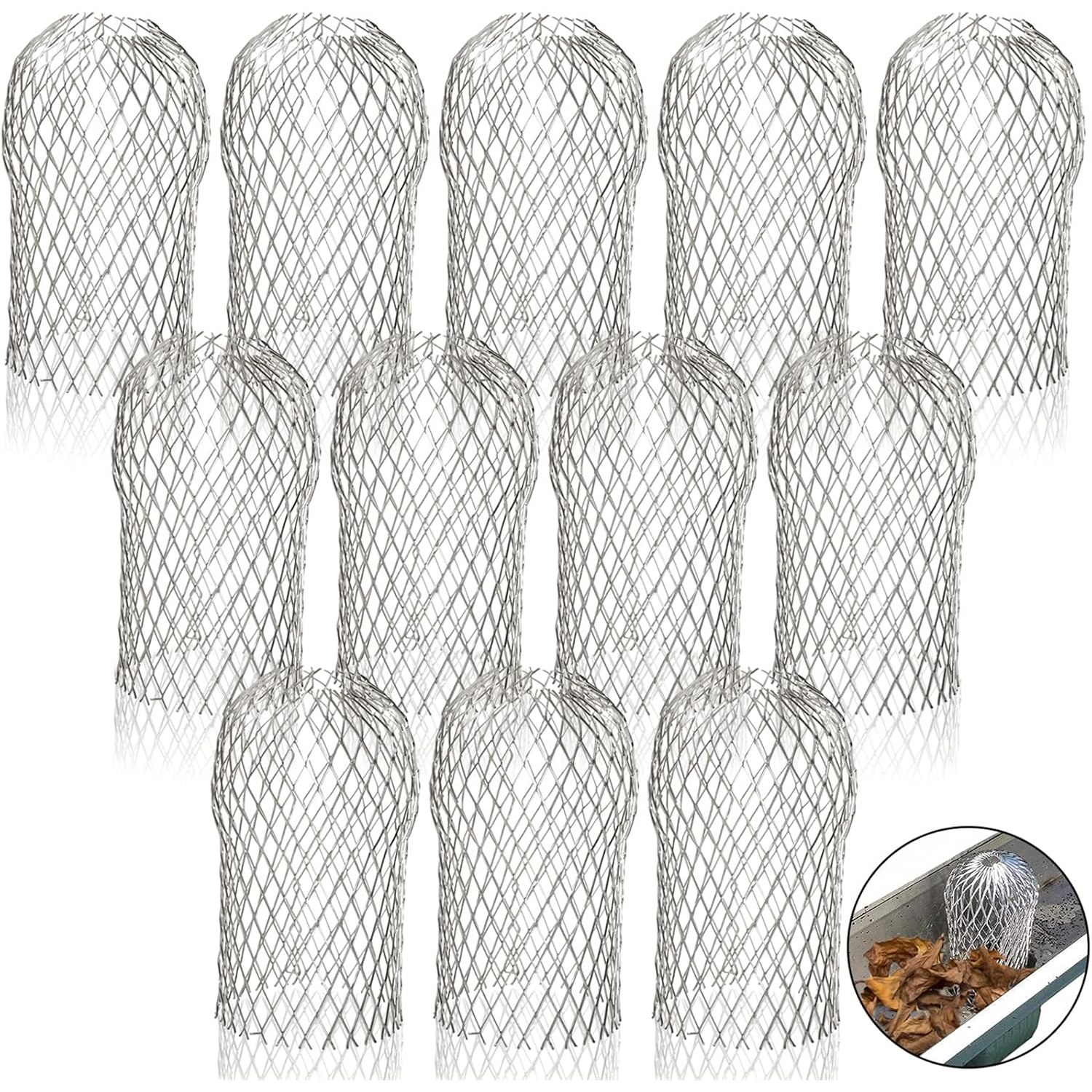 Gutter Guard Strainer 3 Inch 12 Pack: image 3