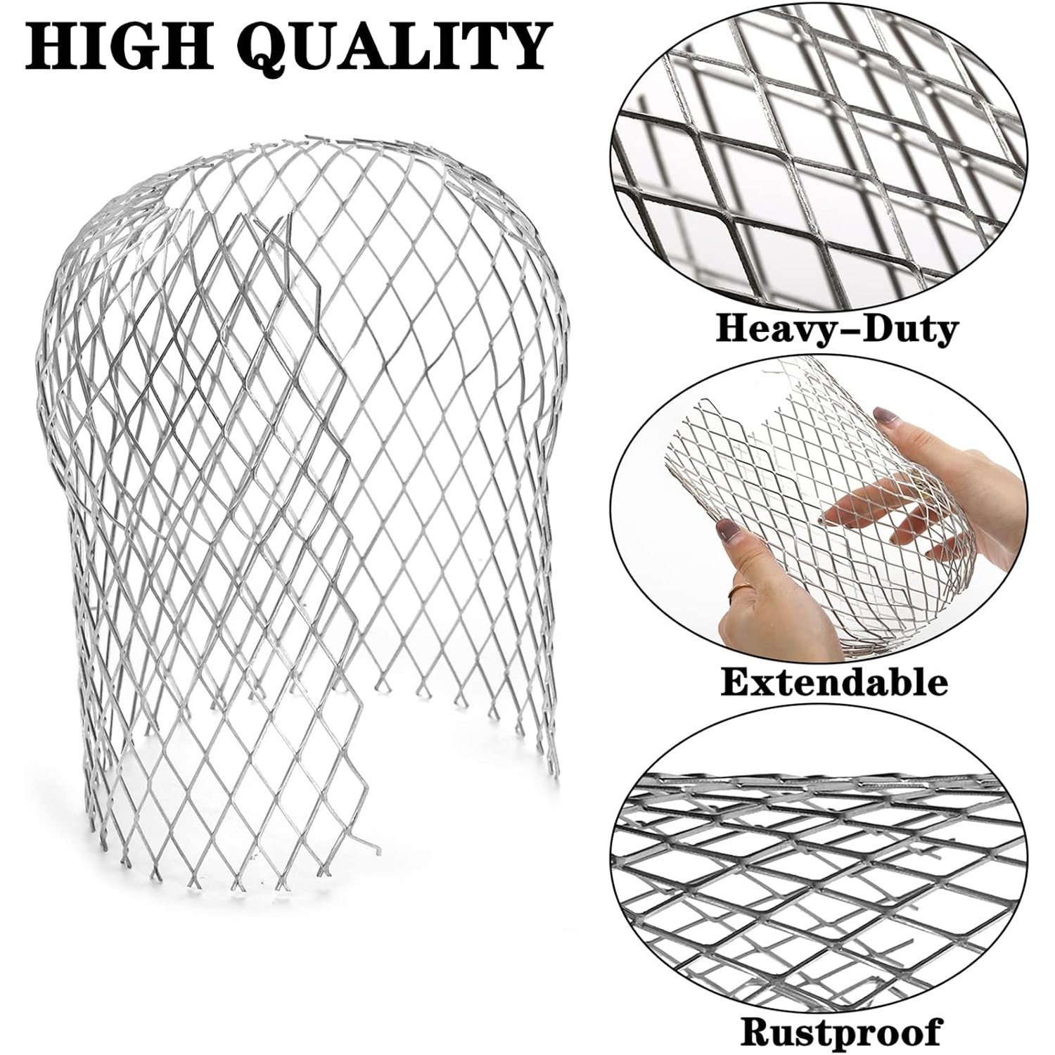 Gutter Guard Strainer 3 Inch 12 Pack: image 4