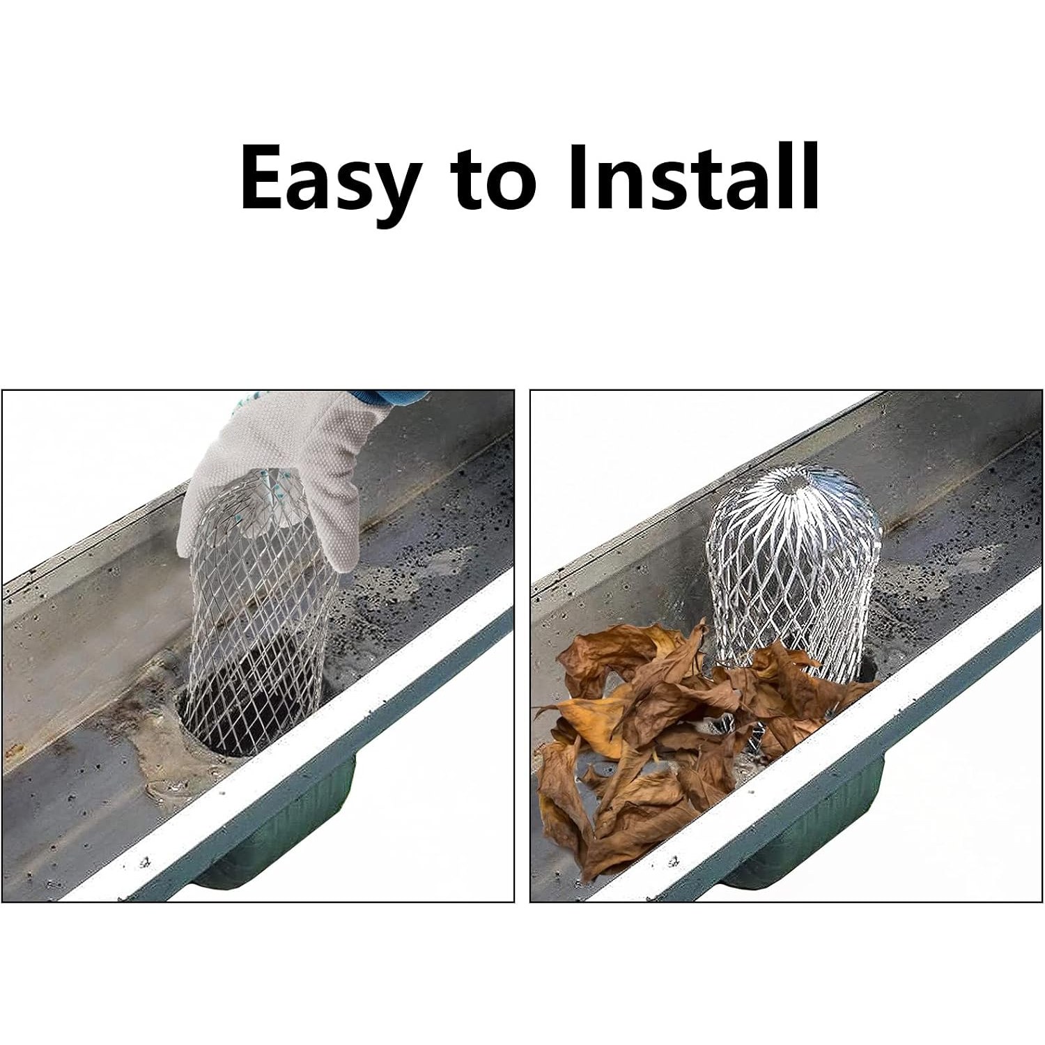 Gutter Guard Strainer 3 Inch 12 Pack: image 7