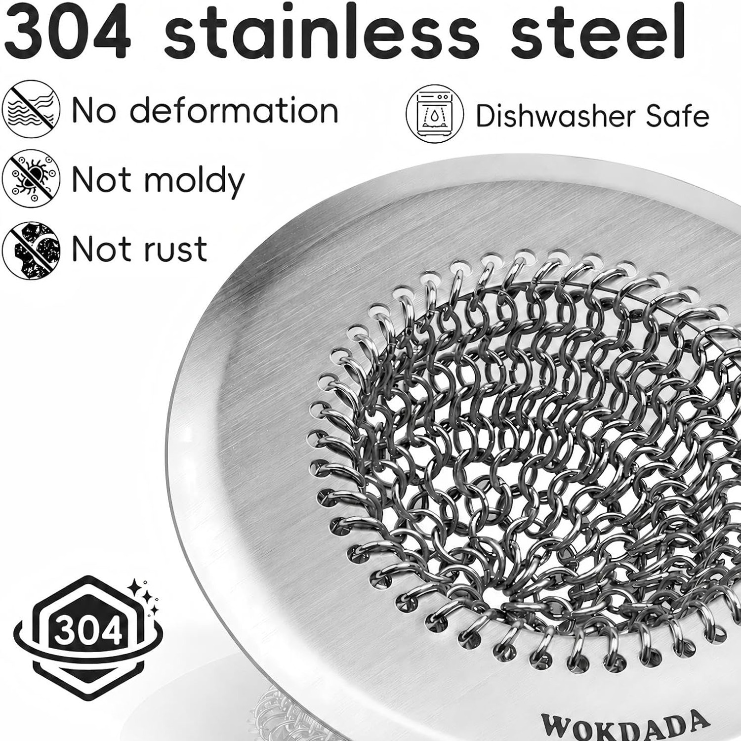 Reversible Chain Mesh Sink Strainer: image 4