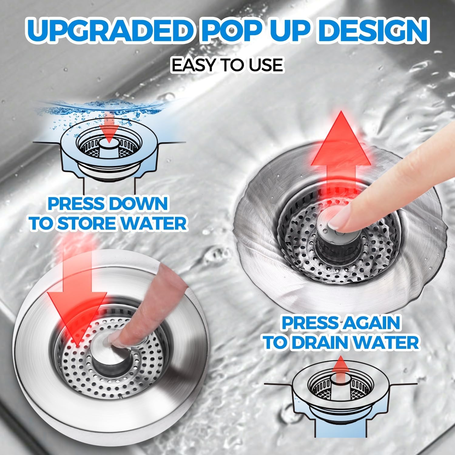 Sink Stopper and Strainer 3 in 1: image 4