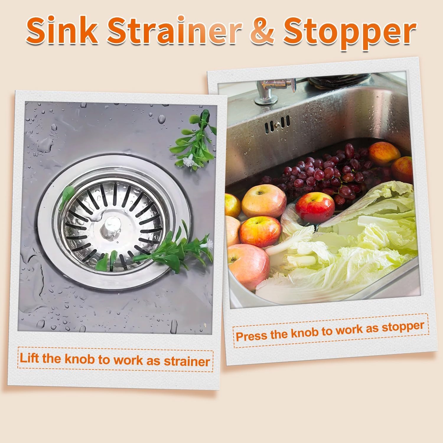 Sink Strainer Stopper 2 Pack: image 5