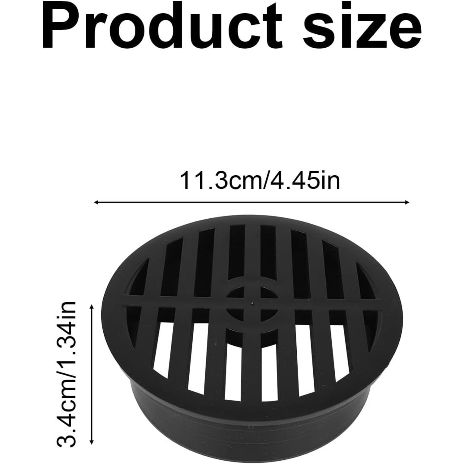 Round Yard Drain Grate 4 Inch: image 2