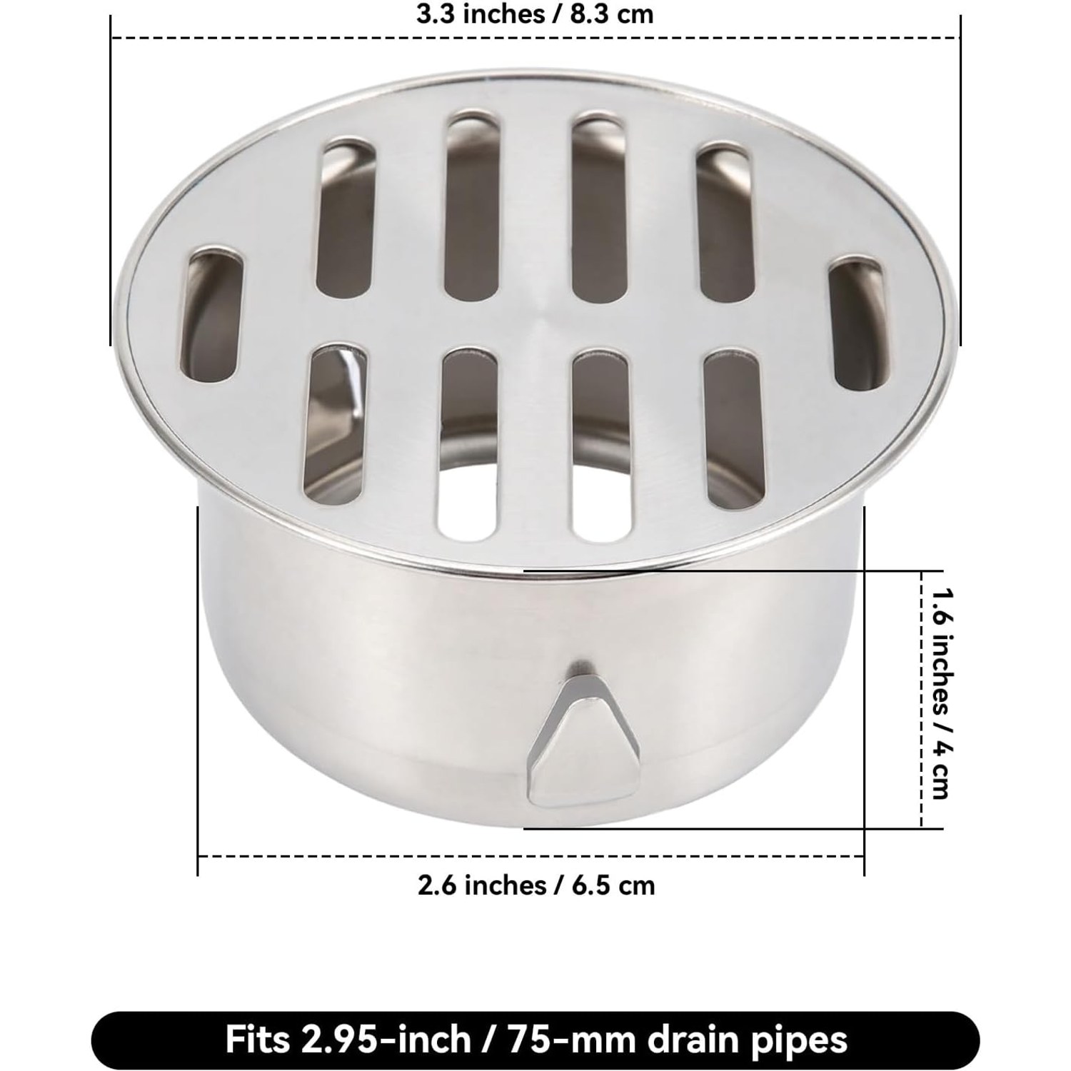 Snap In Floor Drain Cover 3.3 Inch: image 2