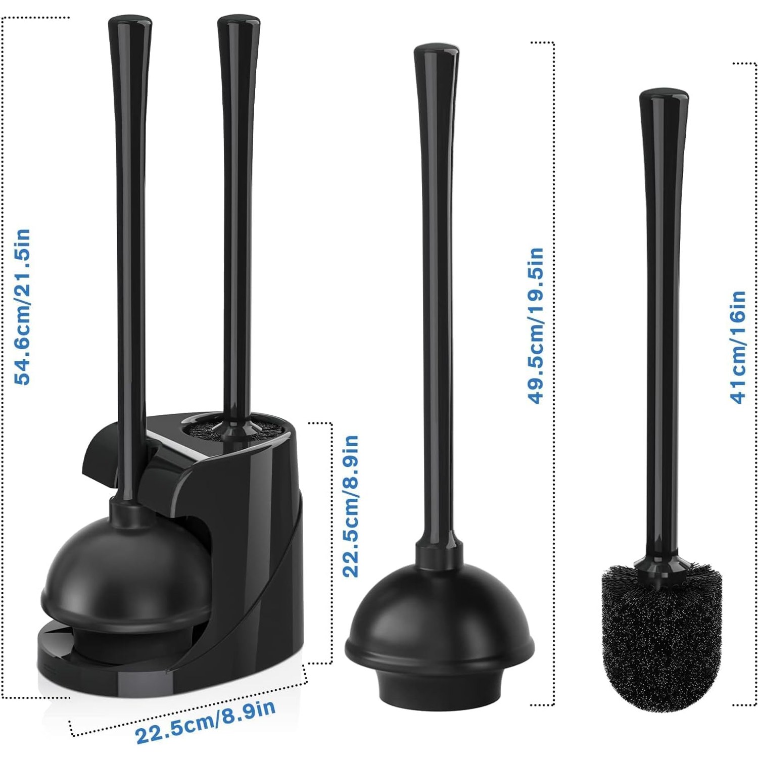 Toilet Plunger and Brush Set: image 6