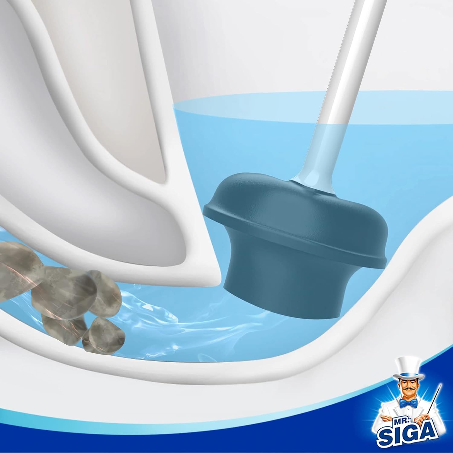 Toilet Plunger with Covered Holder: image 4