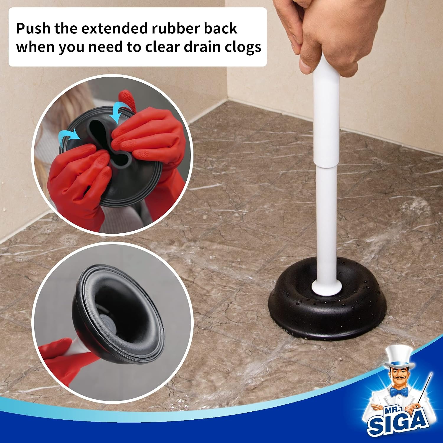 Toilet Plunger with Covered Holder: image 5