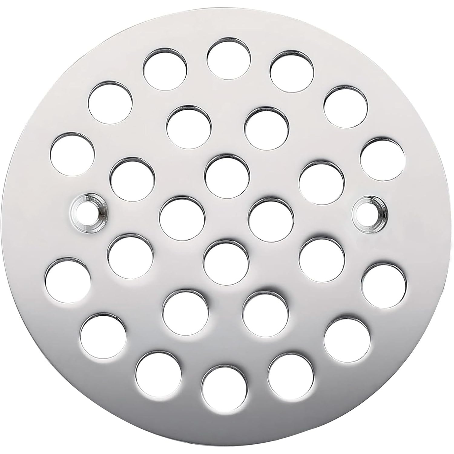 Chrome Screw In Shower Drain Cover