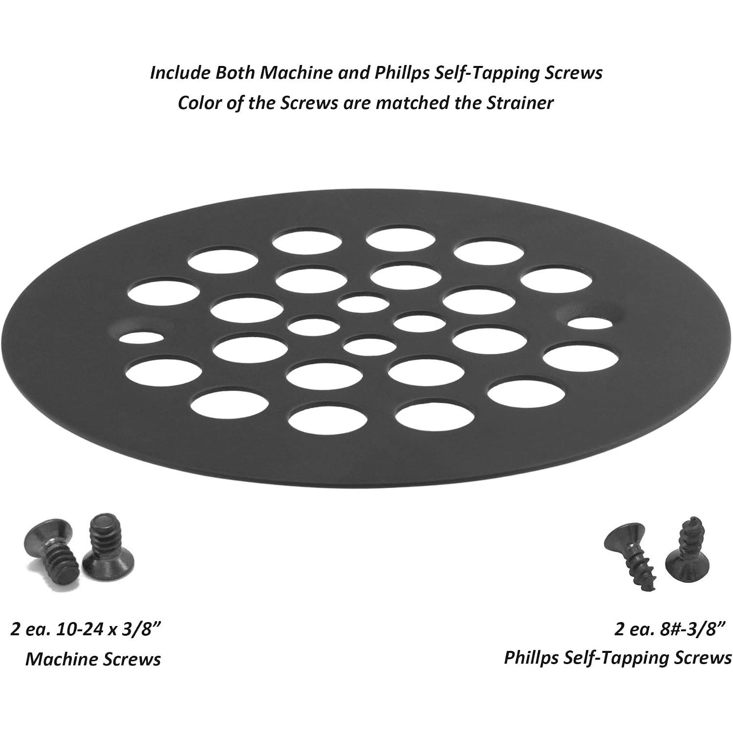 Screw In Shower Strainer Trim Set: image 3
