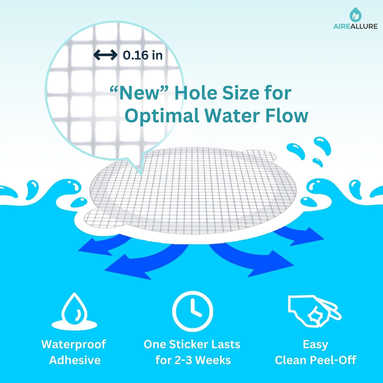 Disposable Shower Drain Hair Catcher 25 Pack: image 3