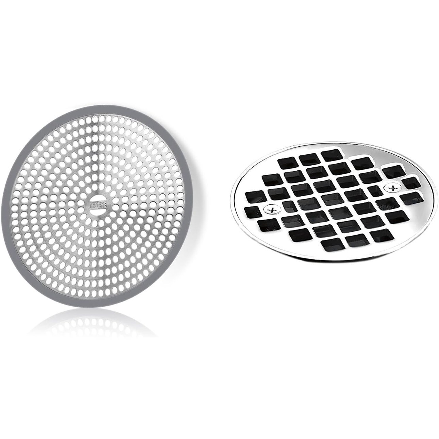Stainless and Silicone Shower Hair Catcher: image 3
