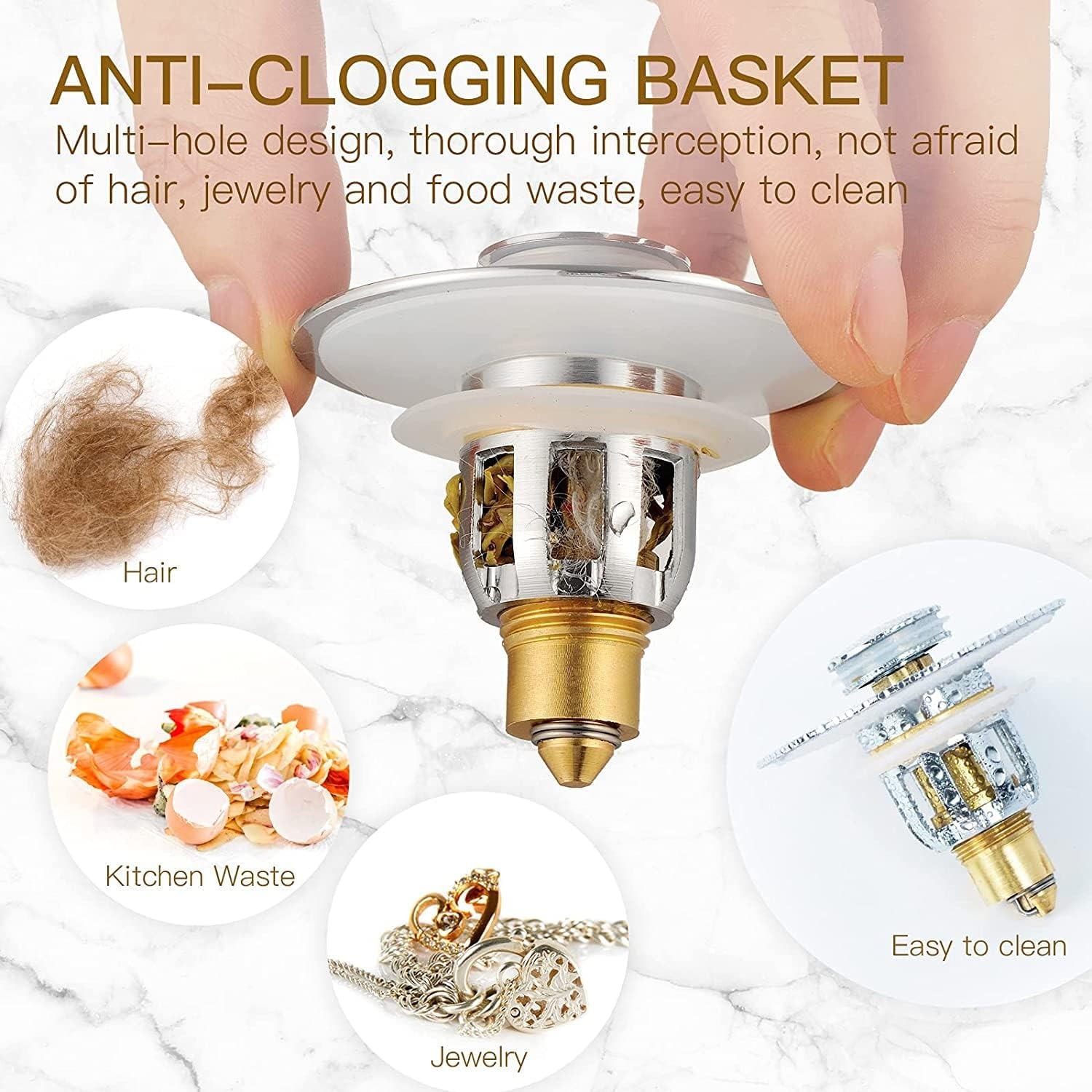 Pop Up Bathroom Sink Stopper: image 2