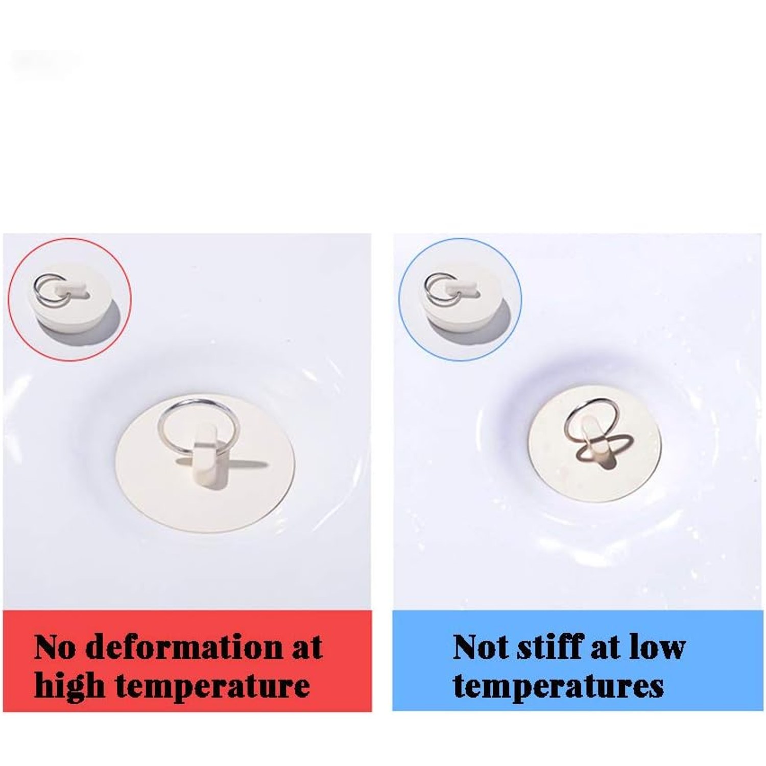 Rubber Drain Stopper Set 4 Pack: image 5